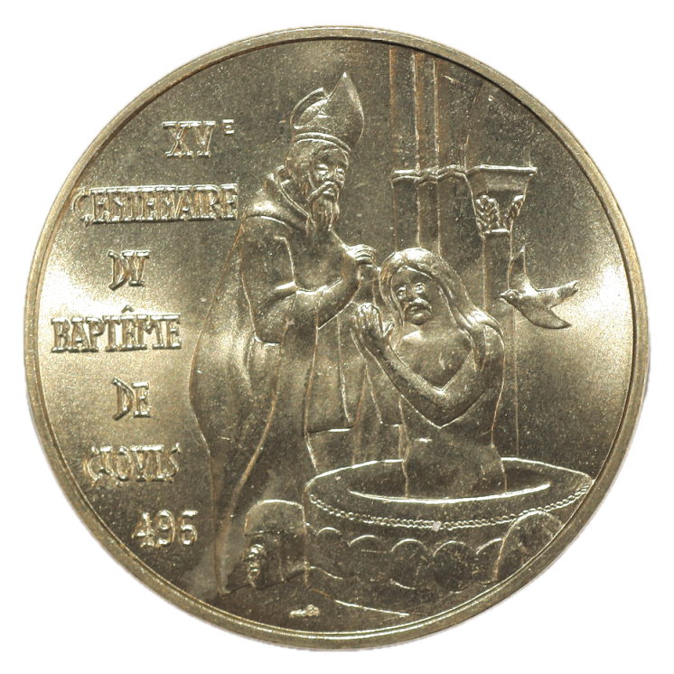 France - Médaille du XVI centenaire du baptême de Clovis, 1996
