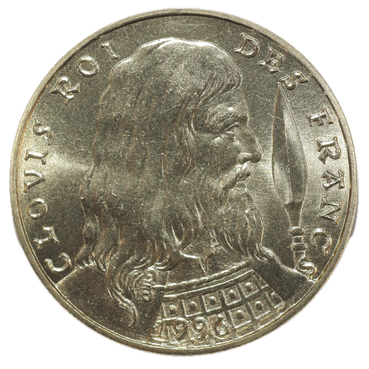 France - Médaille du XVI centenaire du baptême de Clovis, 1996