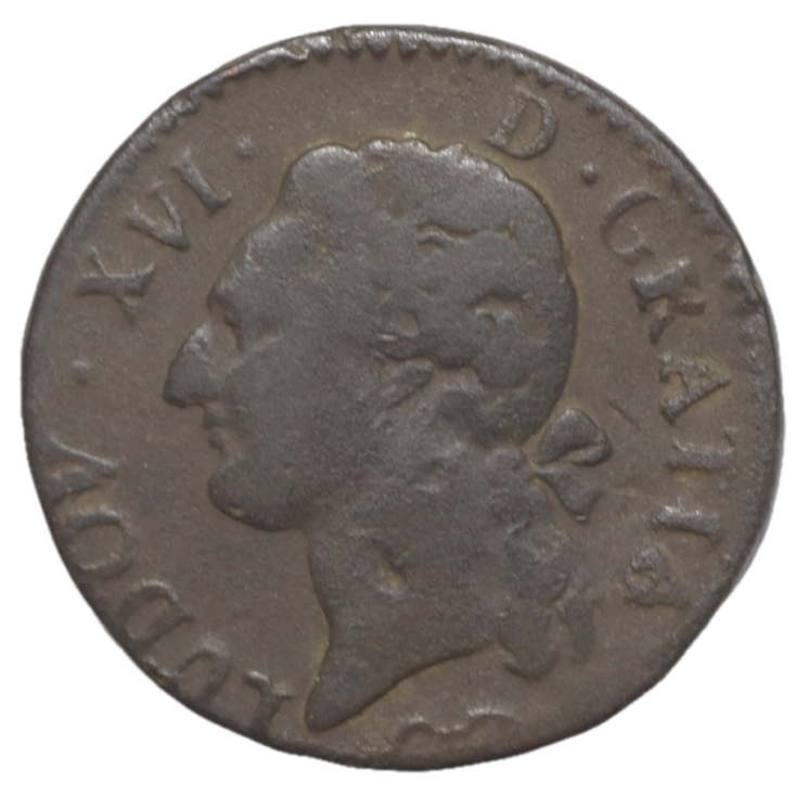 France - Louis XVI (1774-1793), 1/2 sol, 1778, & (Aix en Provence)