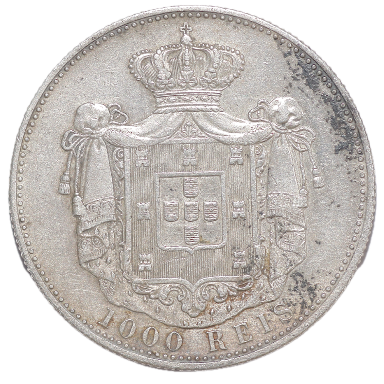Portugal - Charles Ier (1889-1908), 1000 Reis, 1899