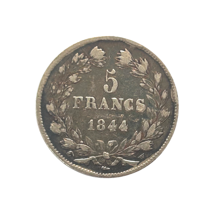 5 Francs 1844 W Louis Philippe I