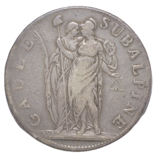 Italie - Gaule Subalpine (1800-1802), 5 Francs, AN 10