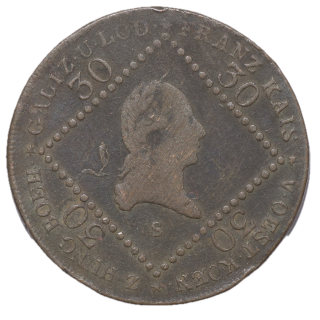 Autriche - François II (1804-1835), 30 Kreuzer