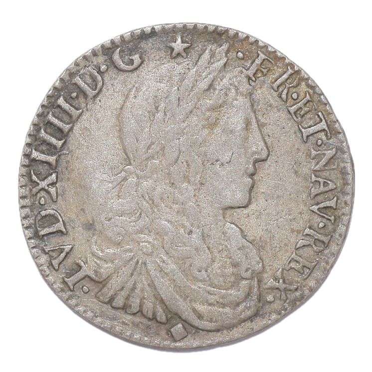 France - Louis XIV (1643-1715), 1/12 d'écu, 1662, D (Lyon)