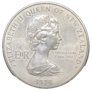 Nouvelle-Zélande - Elizabeth II (1952-2022), 1 Dollar, 1978