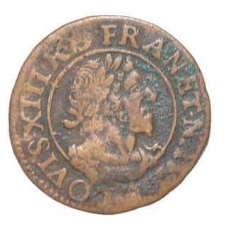 France - Louis XIII (1610-1643), Double Tournois, 1630