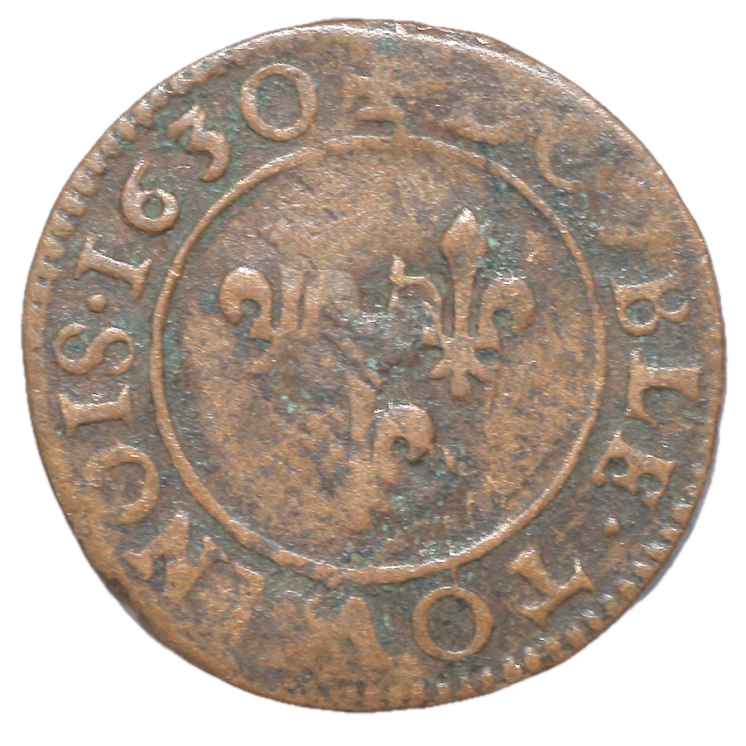 France - Louis XIII (1610-1643), Double Tournois, 1630