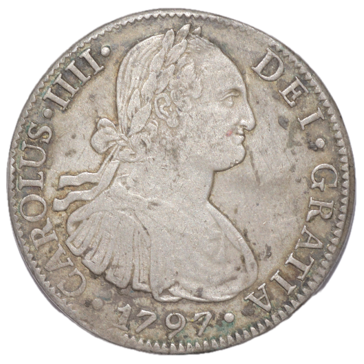 Mexique - Carlos IV (1788-1808), 8 Réales, 1797, Mexico