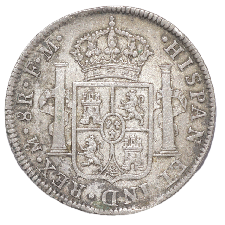 Mexique - Carlos IV (1788-1808), 8 Réales, 1797, Mexico