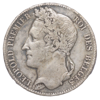 Belgique - Léopold Ier (1831-1865), 5 Francs, 1847