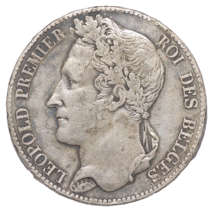 Belgique - Léopold Ier (1831-1865), 5 Francs, 1847