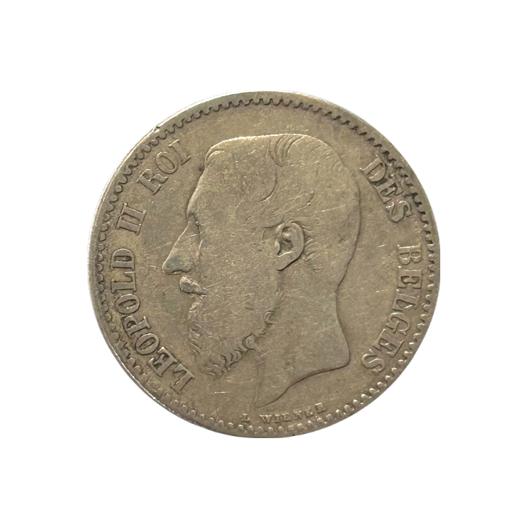 1 Franc 1866 Leopold II Belgique