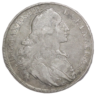 Bavière - Maximilien-Joseph (1745-1777), 1 Thaler, 1768