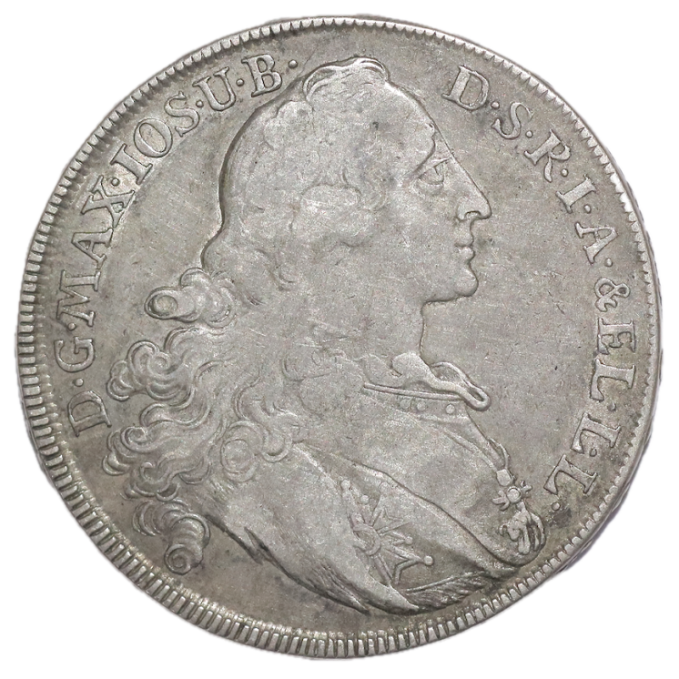 Bavière - Maximilien-Joseph (1745-1777), 1 Thaler, 1768