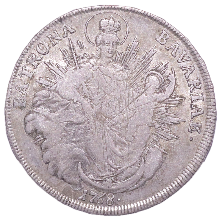 Bavière - Maximilien-Joseph (1745-1777), 1 Thaler, 1768