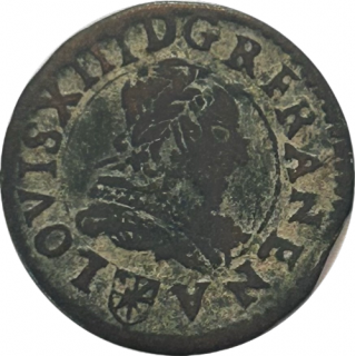 Double Tournois 1635 Louis XIII