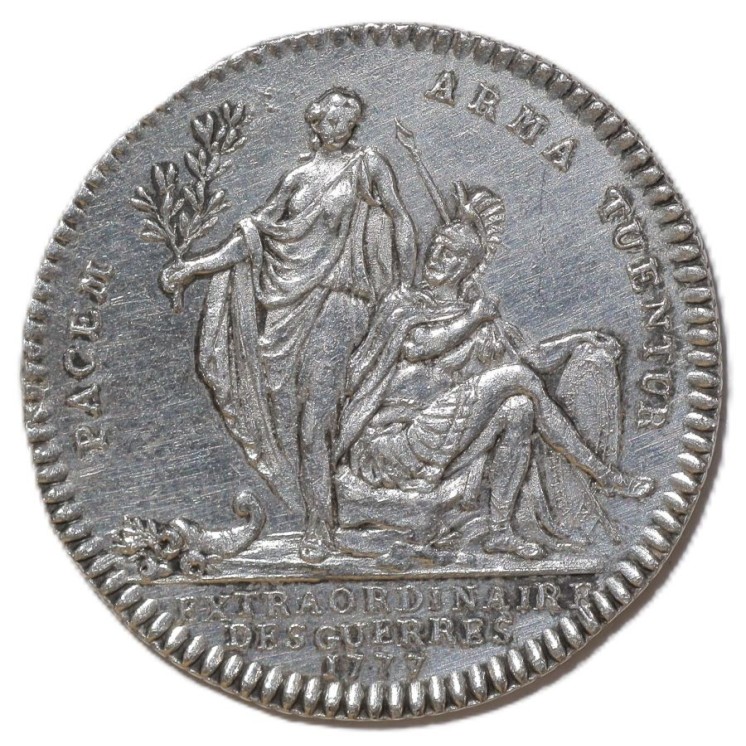France - Louis XVI, Jeton extraordinaire des guerres, 1777