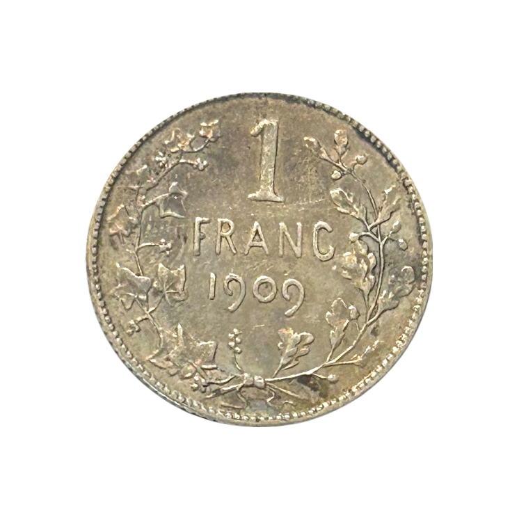 1 Franc 1909 Leopold II Belgique