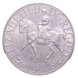 Grande-Bretagne - Elizabeth II (1952-2022), 25 New Pence, 1977, Jubilé