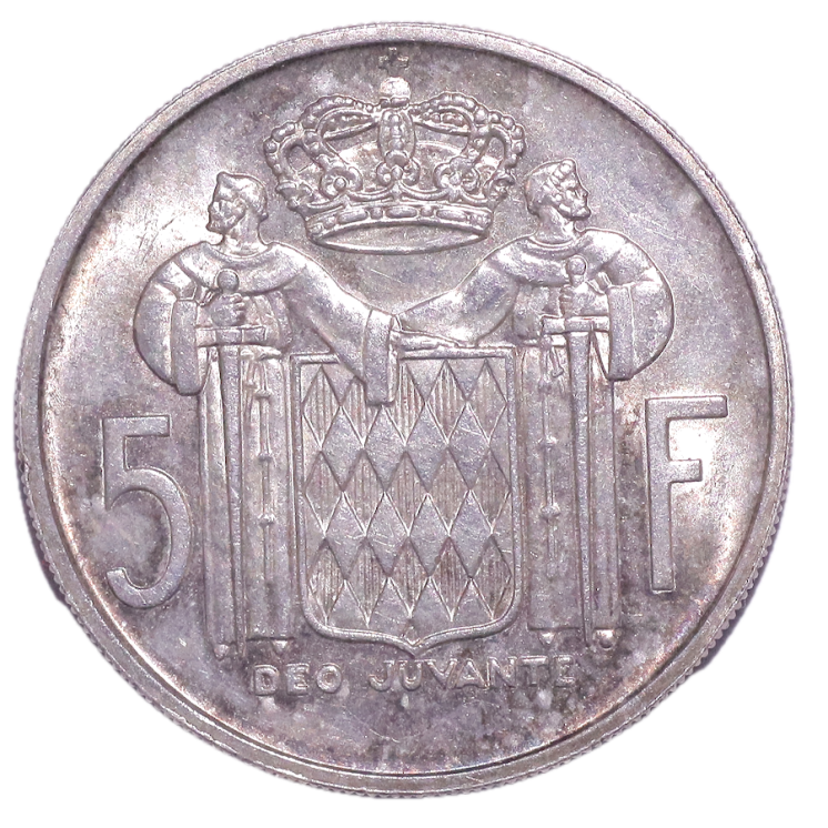 Monaco - Rainier III (1949-2005), 5 Francs, 1960