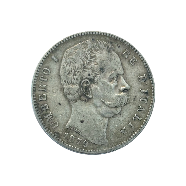 5 Lires 1879 Umberto I Italie