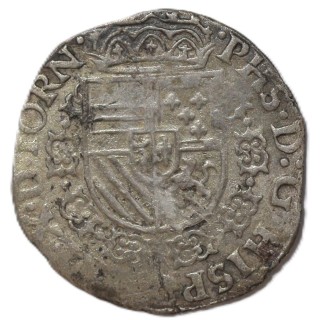 Belgique - Philippe II (1555-1598), 1/20 d'écu, 1590
