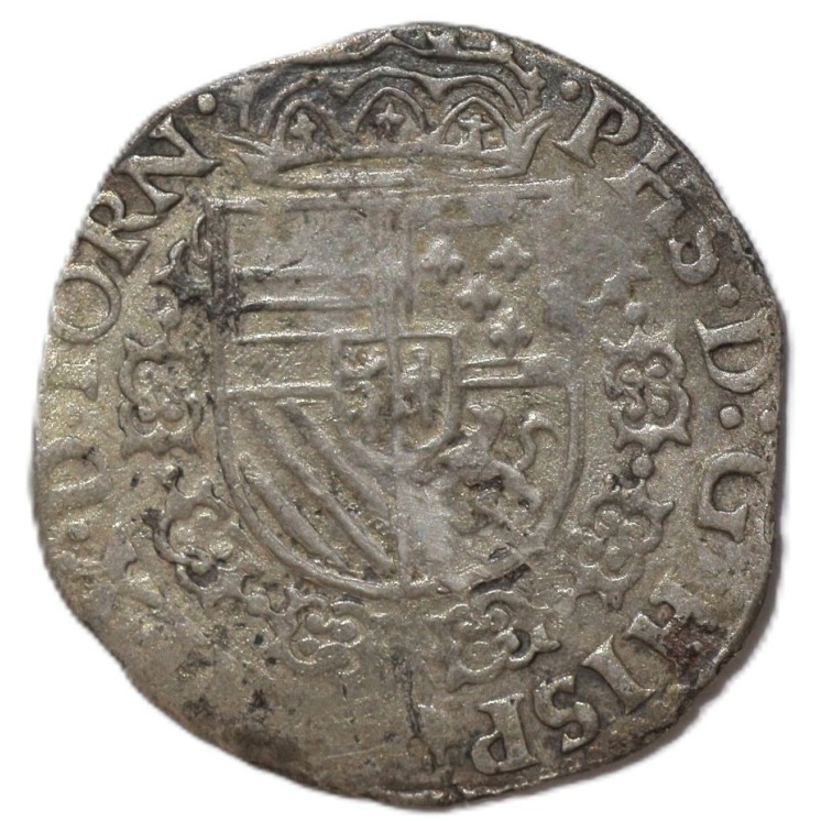 Belgique - Philippe II (1555-1598), 1/20 d'écu, 1590