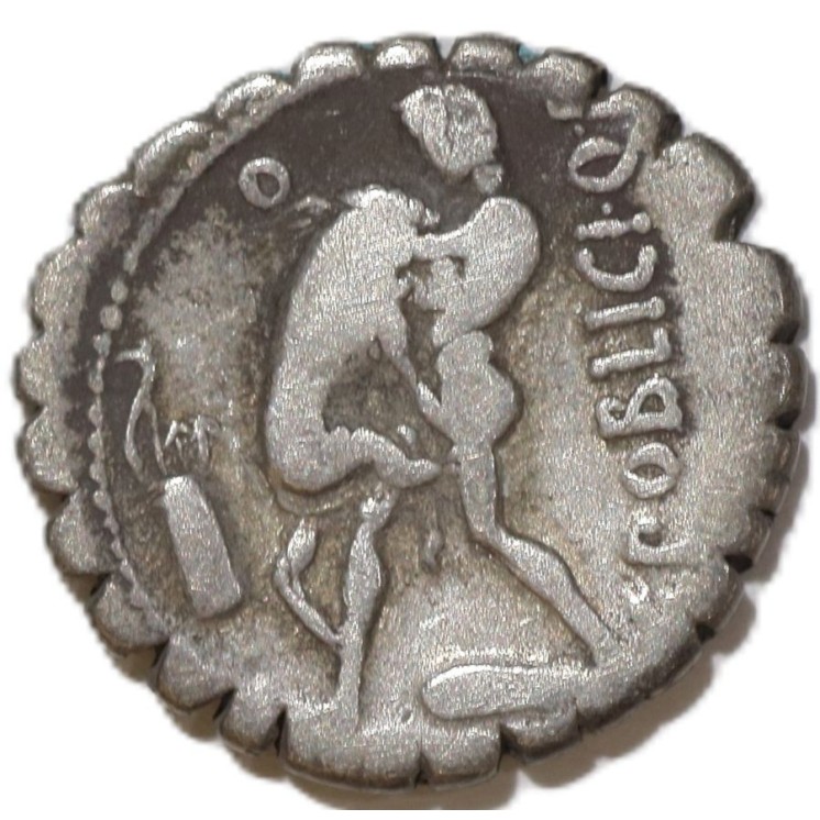 République Romaine - C. Publicus, Rome (80 Av. J.C), Denier, Ar.