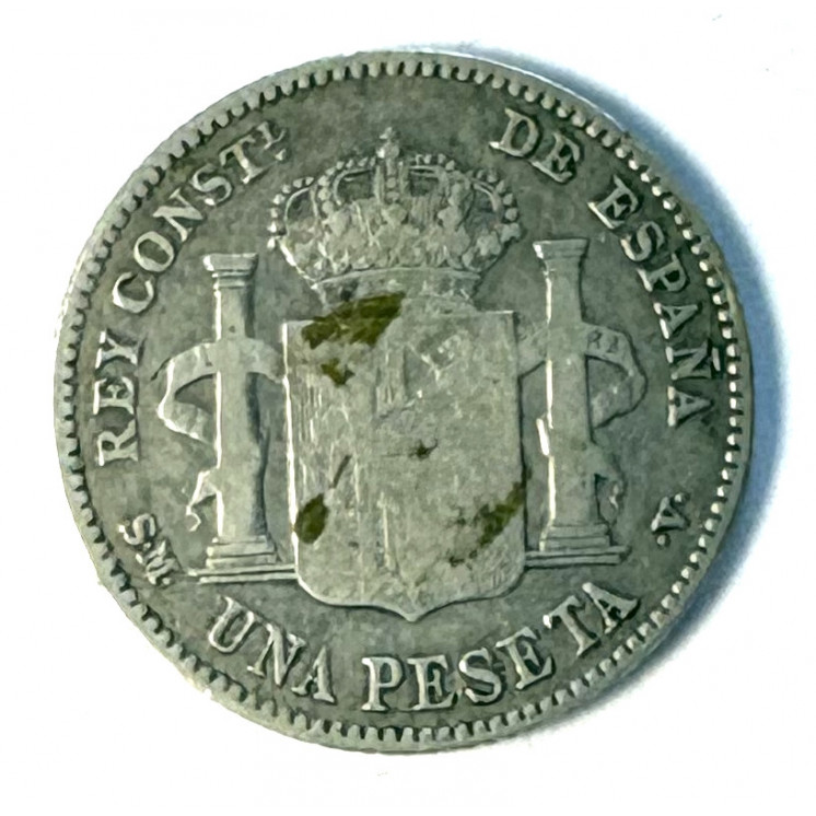 1 Peseta Alfonso XIII 1903, Espagne