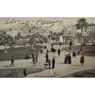 Carte postale - Nice - Jardin Public et Casino Municipal