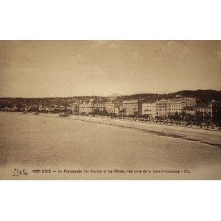Carte postale - Nice - La Promenade des Anglais et les Hôtels
