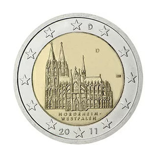 2011 - Allemagne 2 Euros, État fédéré de Rhénanie du Nord-Westphalie