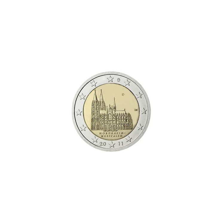 2011 - Allemagne 2 Euros, État fédéré de Rhénanie du Nord-Westphalie