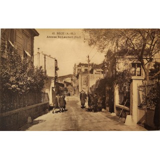 Carte postale - Nice - Avenue St-Lambert