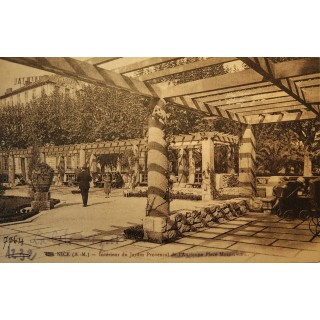 Carte postale - Nice - Intérieur du Jardin Provençal de l'Ancienne Place Mozart