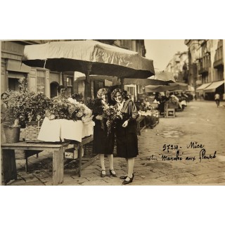 Carte postale - Nice - Marché aux fleurs