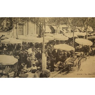 Carte postale - Nice - Le Marché