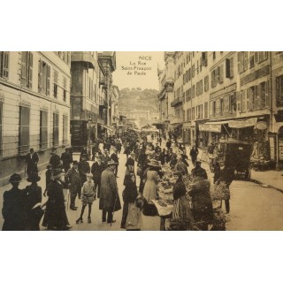 Carte postale - Nice - La Rue Saint-François de Paule