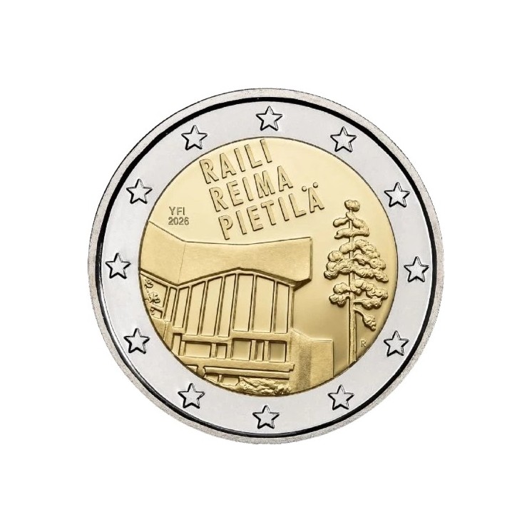 2026 - Finlande, 2€, Raili et Reima Pietilä, UNC