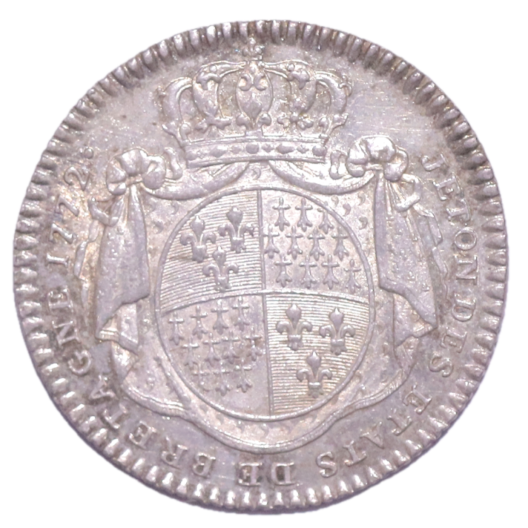 France - Louis XV (1715-1774), Jeton des Etats de Bretagne, 1772