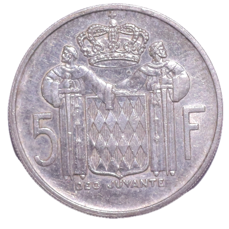 Monaco - Rainier III (1949-2005), 5 Francs, 1960