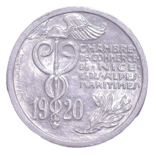 France, Nice - IIIe République (1870-1940), 10 centimes chambre de commerce de Nice