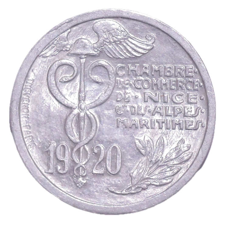 France, Nice - IIIe République (1870-1940), 10 centimes chambre de commerce de Nice