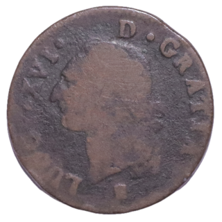 France - Louis XVI (1774-1793), Sol, 1780, K (Bordeaux)