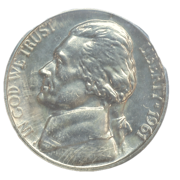 Etats-Unis - 5 centimes, 1961, UNC