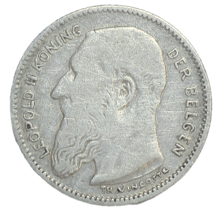 Belgique - Léopold II (1965-1909), 50 centimes, 1907