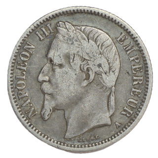 France - Napoléon III (1852-1870), 1 Franc, 1868, A (Paris)