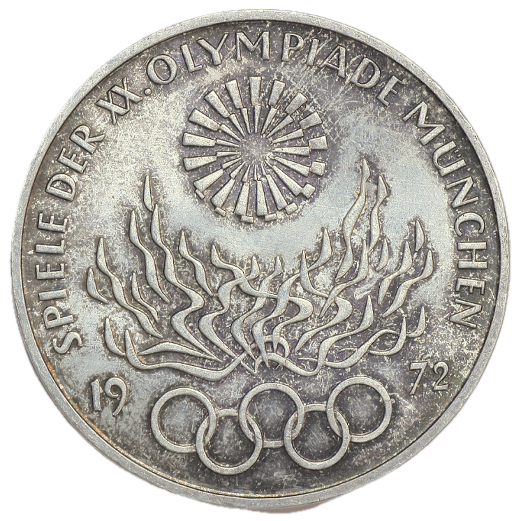 Allemagne - 10 Deutsche Mark, Jeux Olympique 1972