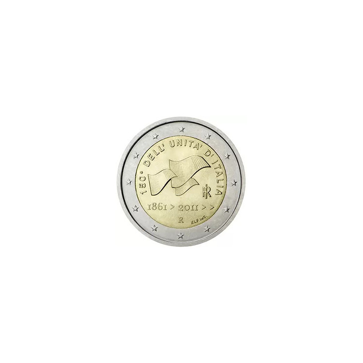 2011 - Italie, 2 Euros 150e anniversaire de l’unification de l’Italie