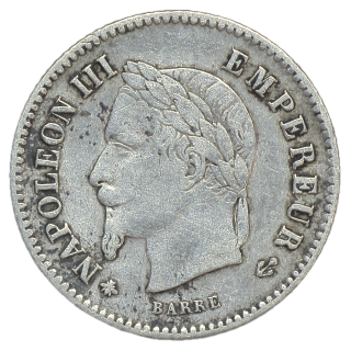 France - Napoléon III (1852-1870), 20 centimes, 1867, A (Paris)